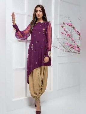 Pakistani branded silk 2 piece